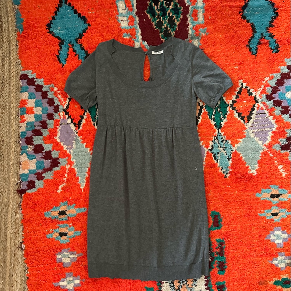 Vintage Miu Miu knit babydoll dress - sz S